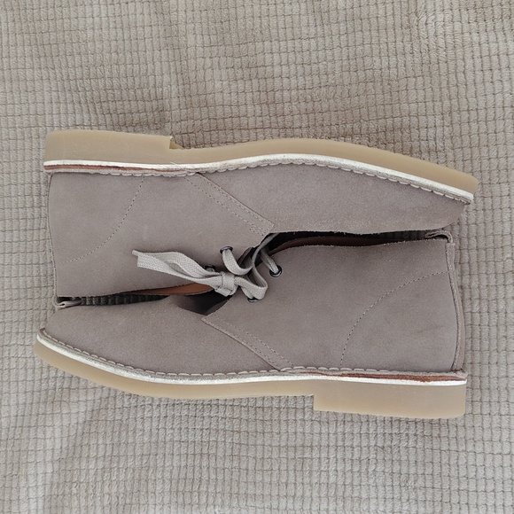 Alpine Design Ortholite Taupe Suede Ankle Chukka Loafer Boots Size 9.5 - Picture 7 of 11